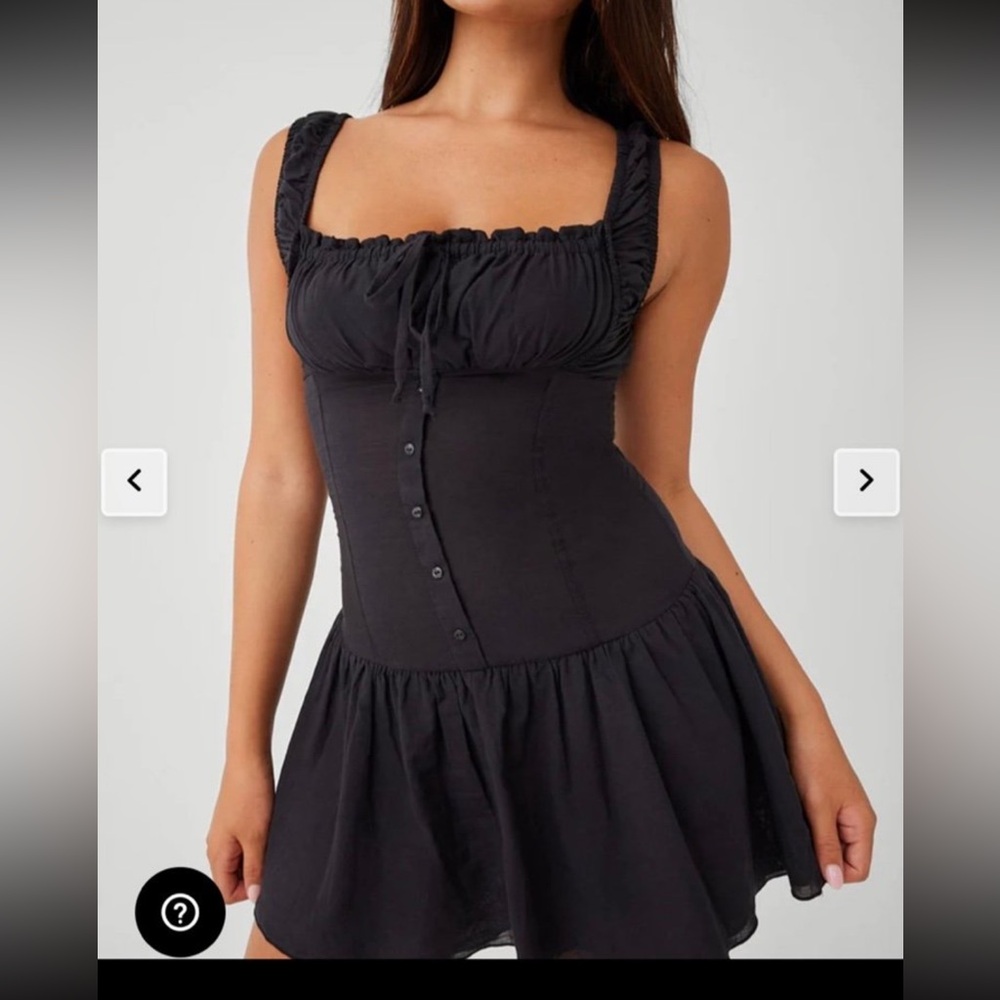 Frankies bikinis Christa ruffle mini dress - Picture 1 of 3
